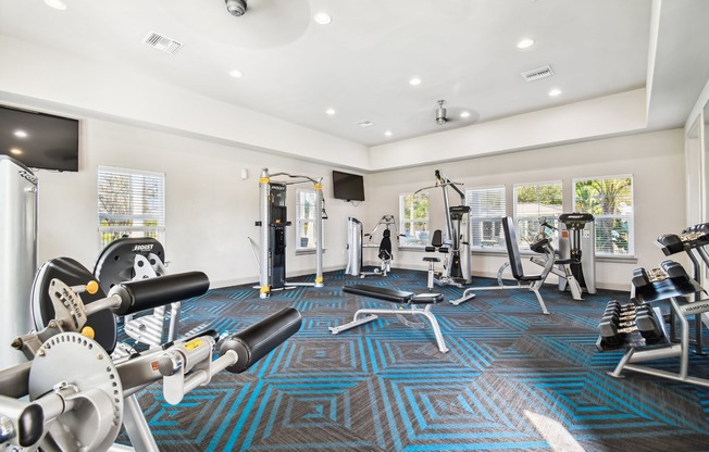 Fitness center equipment