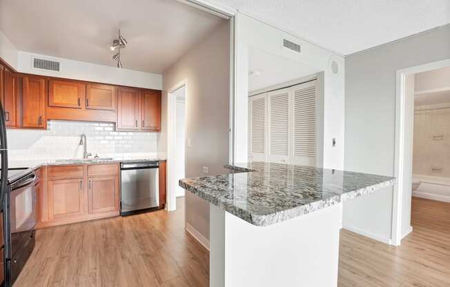 Kitchen Counter at The Original at West Lake Quarter, Minneapolis