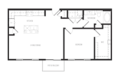 1 bed, 1 bath, 794 sqft, $1,493
