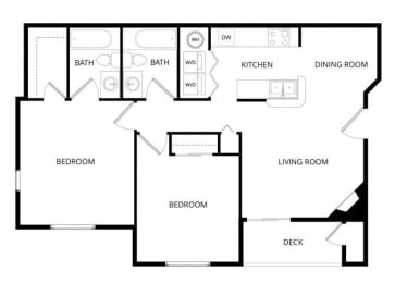 2 beds, 2 baths, 987 sqft, $2,120