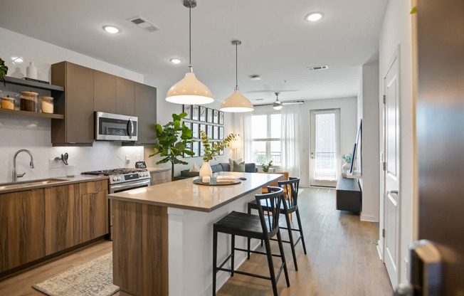 Kitchen with Stainless Steel Appliances