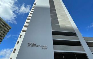 Pool on site! 2 bed 1 bath 1 parking located in Kapiolani - Plaza At Century Court