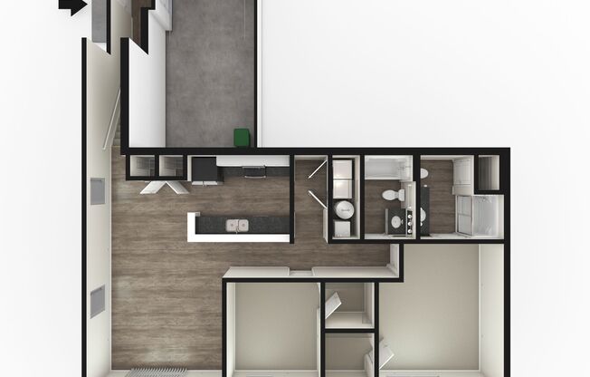 2 beds, 2 baths, 1,210 sqft, $1,920, Unit 29-4161