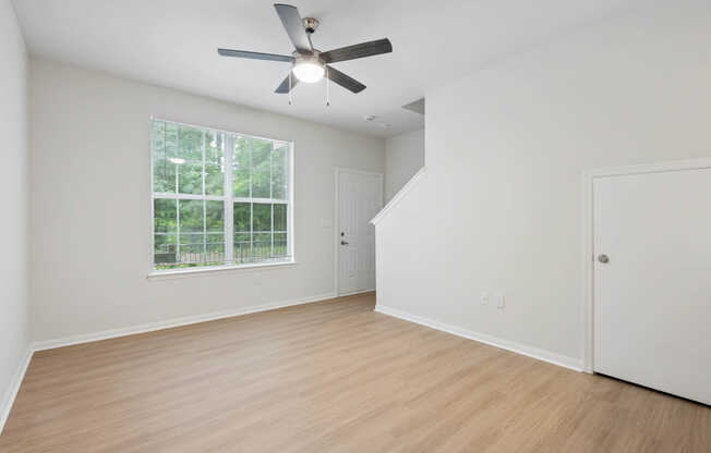 Living Room with Hard Surface Flooring