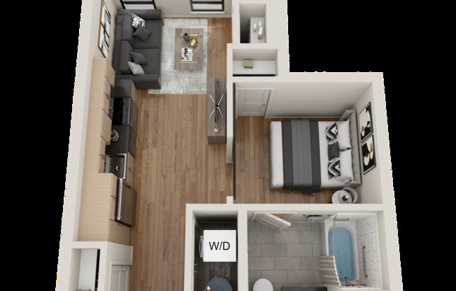 1 bed, 1 bath, 454 sqft, $1,825, Unit 522
