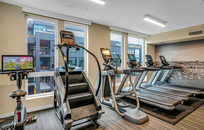 Fitness Center at AV8 Apartments in San Diego, CA