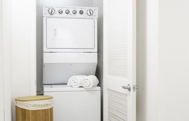 Washer And Dryer In Unit at Palomar Station, San Marcos, California