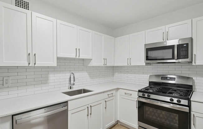 Kitchen with Stainless Steel Appliances