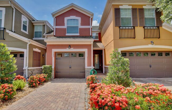 Stylish 3/2.5 Townhome with Open Floor Plan, Garage & Patio in Gated Community