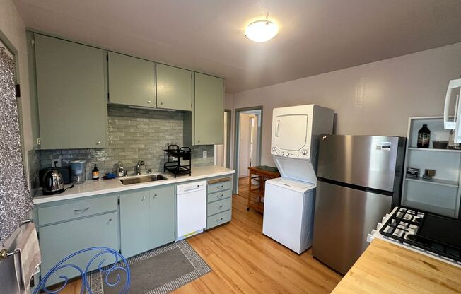 Great natural light on a side by side duplex with parking onsite