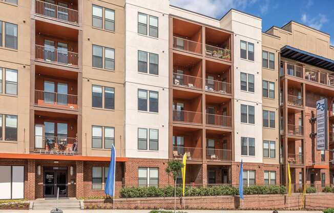 23Hundred at Berry Hill - Patio or balcony in each apartment home