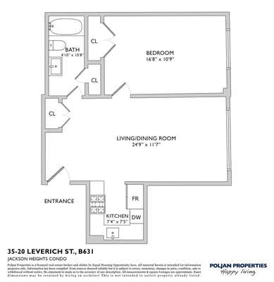 1 bed, 1 bath, $2,400, Unit B631