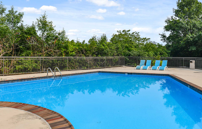 Patchen Oaks Apartments - Sparkling Pool with Sundeck