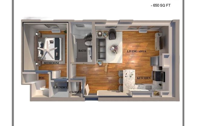 1 bed, 1 bath, 635 sqft, $2,395, Unit 305