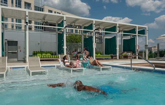 Poolside Sundeck at The Pearl, Maryland