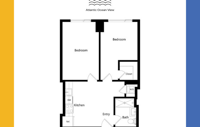 2 beds, 1 bath, $3,395, Unit 650