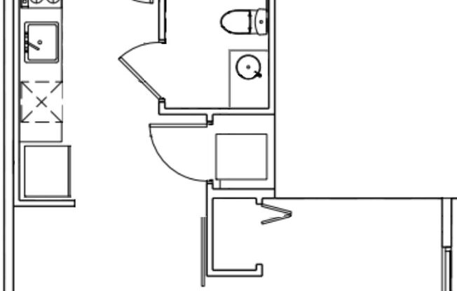 1 bed, 1 bath, 350 sqft, $1,495, Unit 303