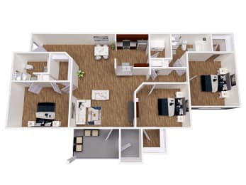 3 beds, 2 baths, 1,394 sqft, $1,895