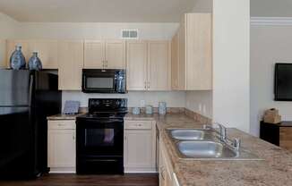 Kitchen at Missions at Sunbow Apartments, California, 91911