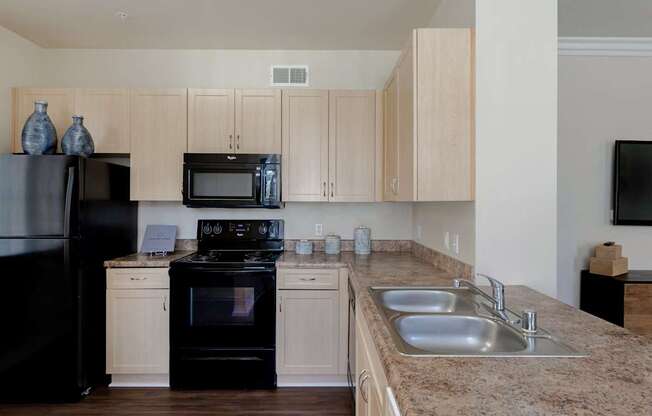 Kitchen at Missions at Sunbow Apartments, California, 91911