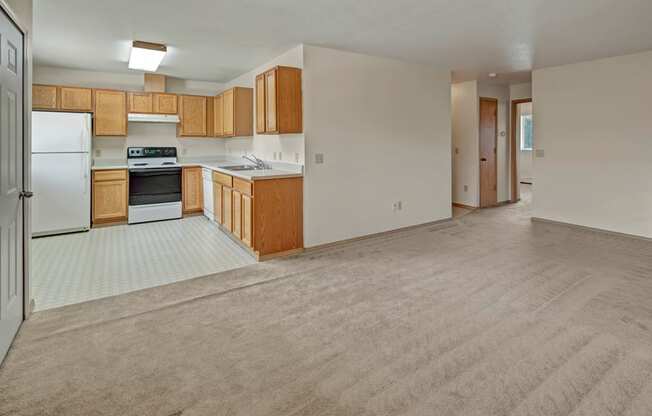 The Legacy Kitchen and Living Room