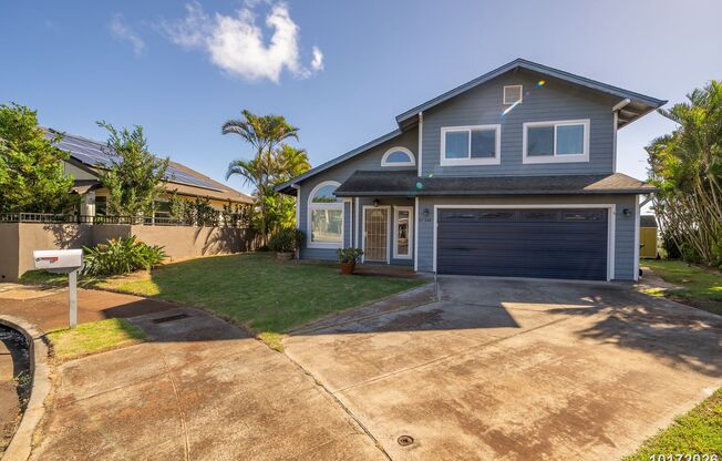 UPGRADED 3BR/2.5BA in Makakilo! NEW Flooring, Fresh Interior Paint & NEW Stainless Steel Kitchen Appliances | Split A/C + Garage & EXTRA Driveway Parking