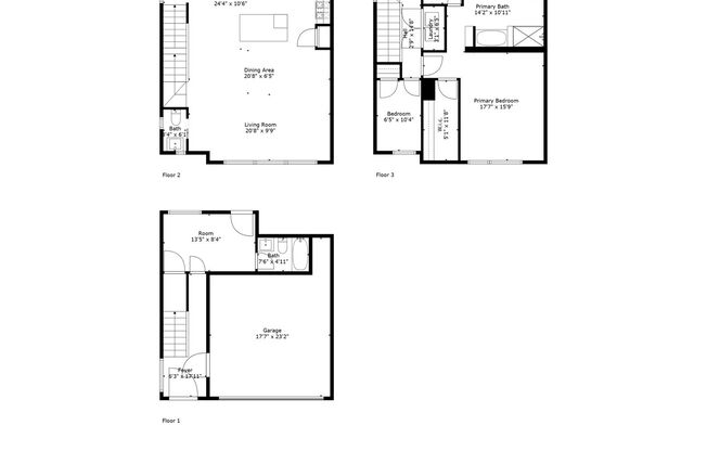 2 beds, 2.5 baths, 1,670 sqft, $3,495, Unit 4905 Kilroy Drive