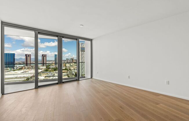 Modern Studio with Partial Ocean Views at Koula – Heart of Ward Village