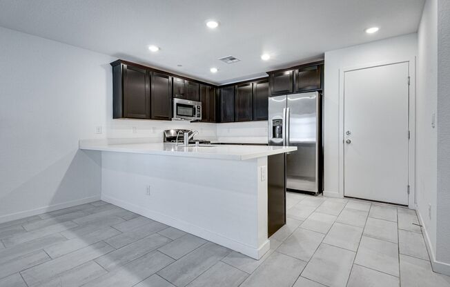 Modern townhome with open-concept layout