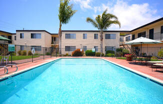 Ocean View Townhomes pool area