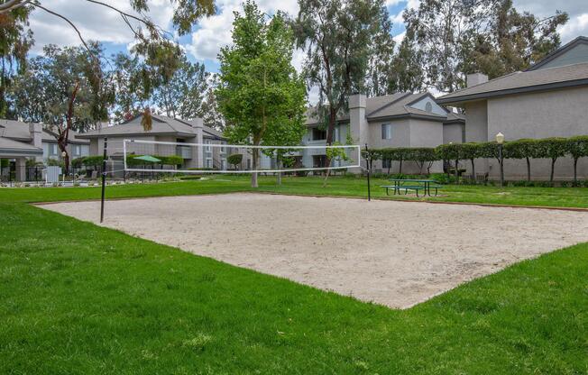 a large lawn in front of a house