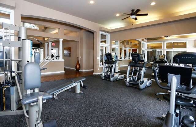 Fitness Room at Canterbury Apartments, Puyallup