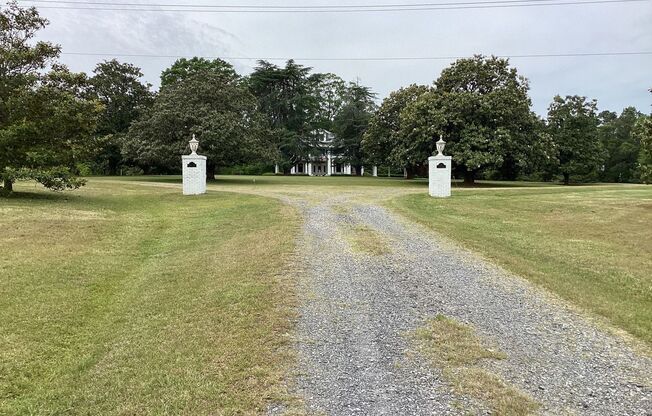 17 Acres with enormous Magnolia trees