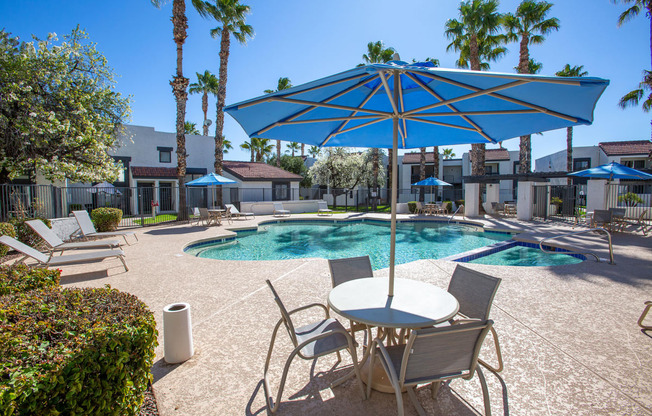 Pool at Townhomes on the Park in Phoenix Arizona 2023