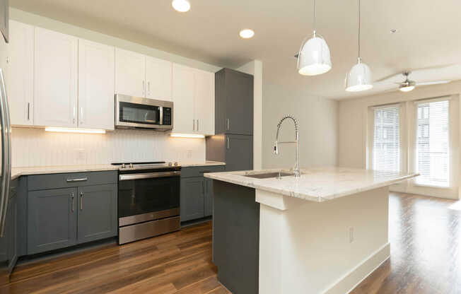 Kitchen with Stainless Steel Appliances