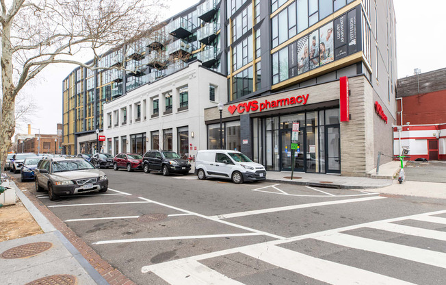 CVS Pharmacy across the street from The Shay in the Shaw neighborhood of NW, Washington, DC 20001