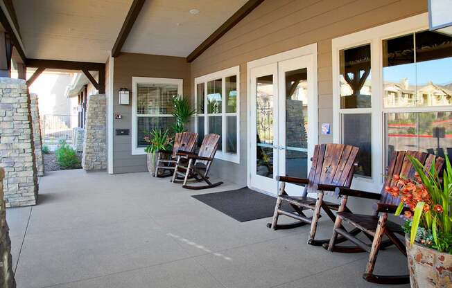 Patio at Oak Springs Ranch, 92595