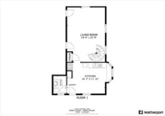 1 bed, 1.5 baths, 1,130 sqft, $2,300, Unit 2