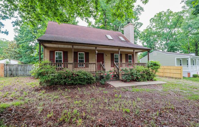 -- Available Now!  Spacious 4 Bed 2 Bath Cape Cod Home In Chesterfield --