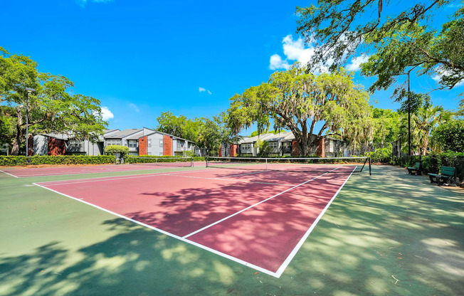 Tennis court at Timberlake