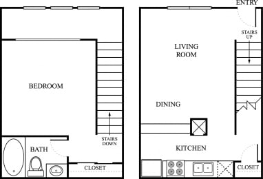 1 bed, 1 bath, 531 sqft, $939