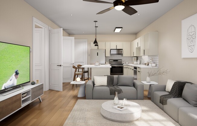 1 bed, 1 bath, 671 sqft, $1,236