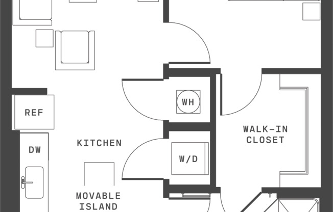 1 bed, 1 bath, 684 sqft, $2,975, Unit 4169