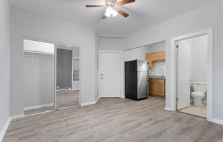 Studio, 1 bath, 260 sqft, $1,275, Unit 1456-107