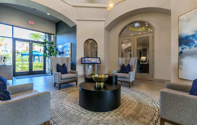 Living area at The Cantera by Picerne, Las Vegas