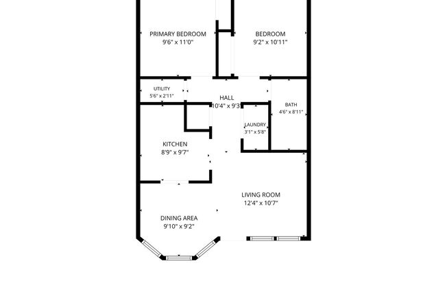2 beds, 1 bath, $950, Unit 11