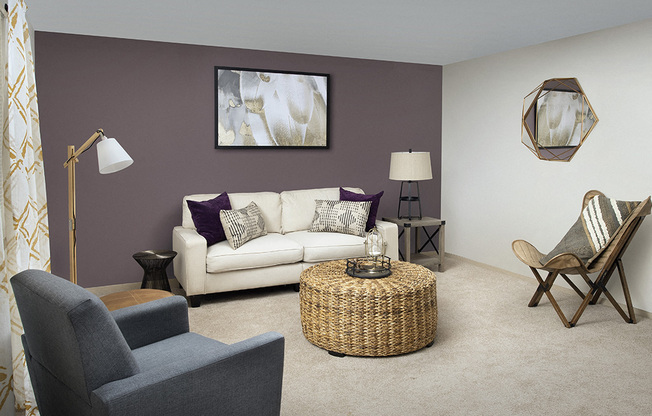 Rivergreens Apartments - Living Room