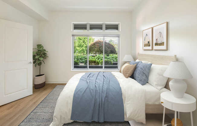 Bedroom with Hard Surface Flooring