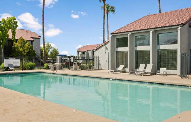 pool at the enclave at woodbridge apartments in sugar land, tx