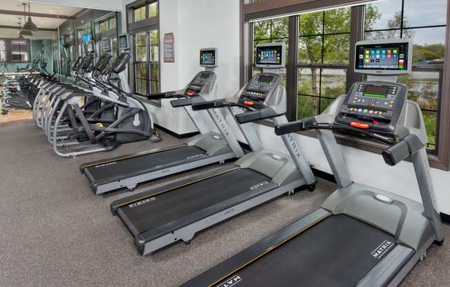 Fitness Center With Modern Equipment at Town Trelago, Maitland, FL, 32751